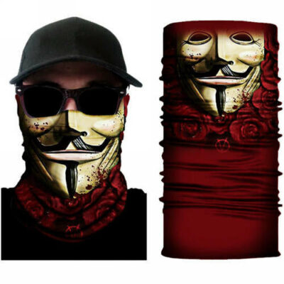 Μπαλακλάβα Λαιμουδιέρα Anonymous κόμικ  Guy Fawkes special edition - FD667 OEM